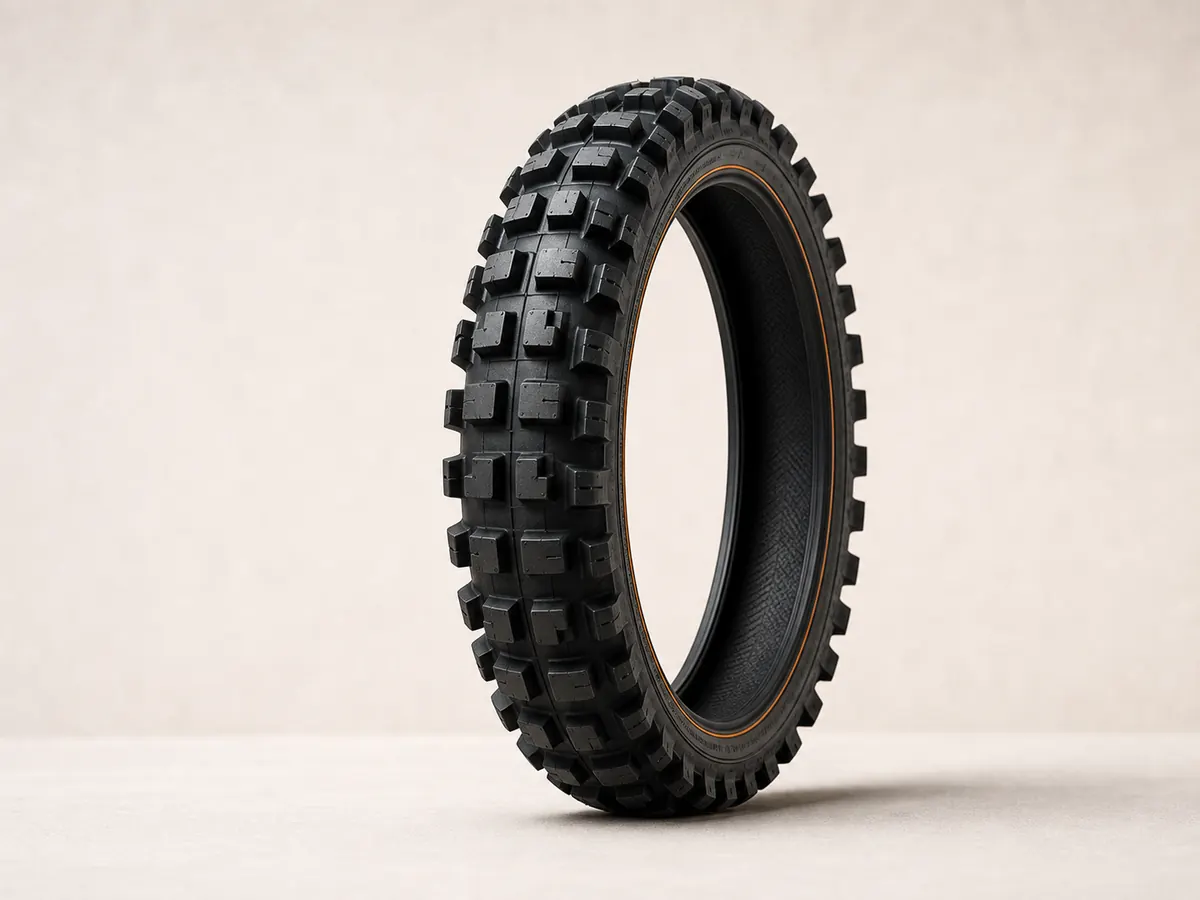Pneu moto tout-terrain à crampons